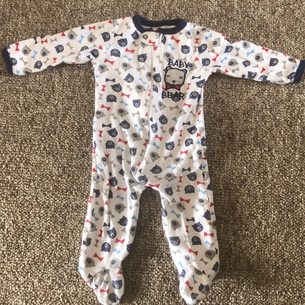 Baby bear footie pajamas